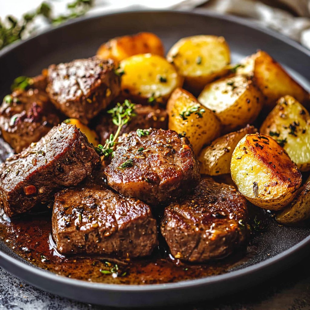 Step-by-Step Instructions to make Best Beef Steak and Potatoes recipe