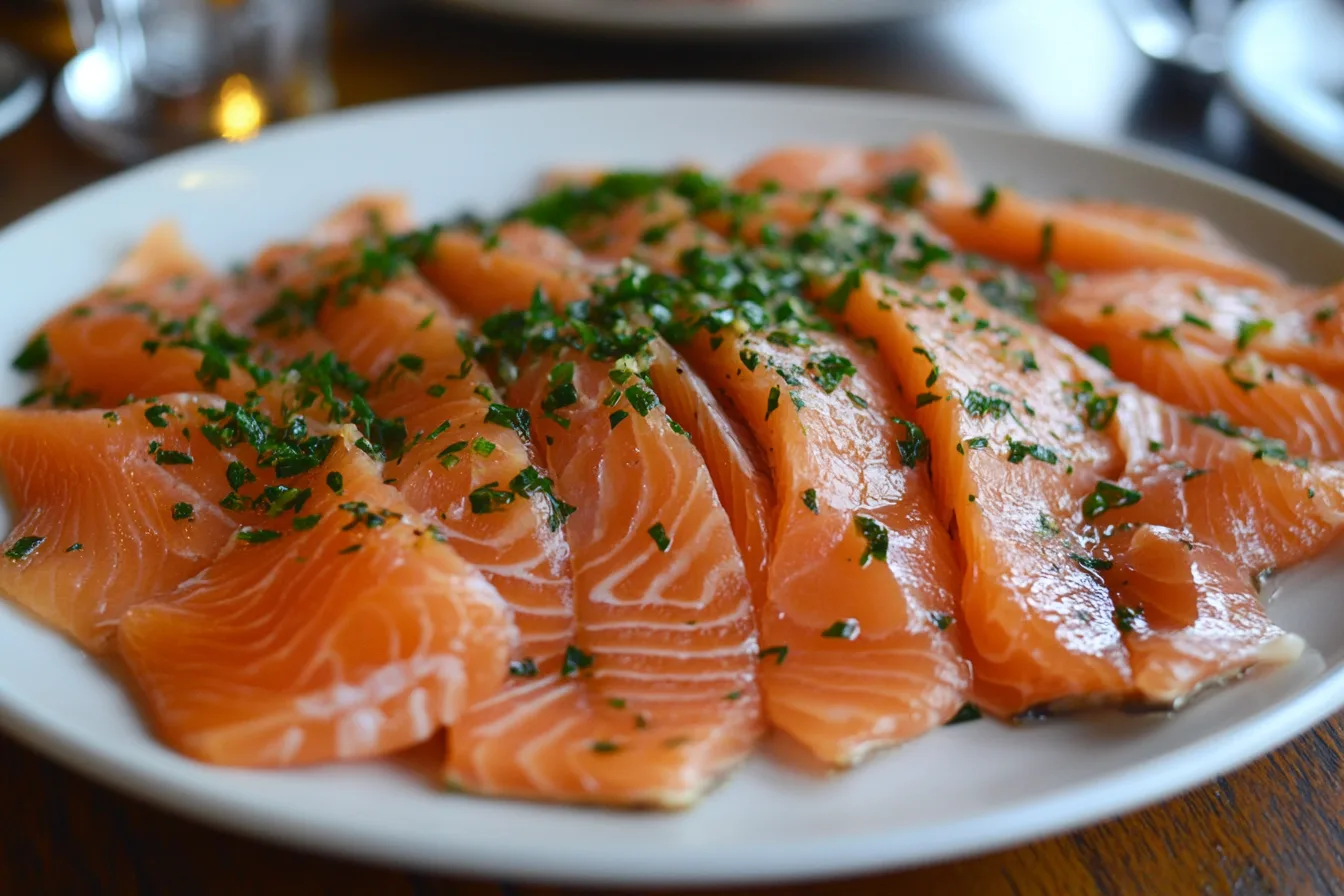 smoked salmon